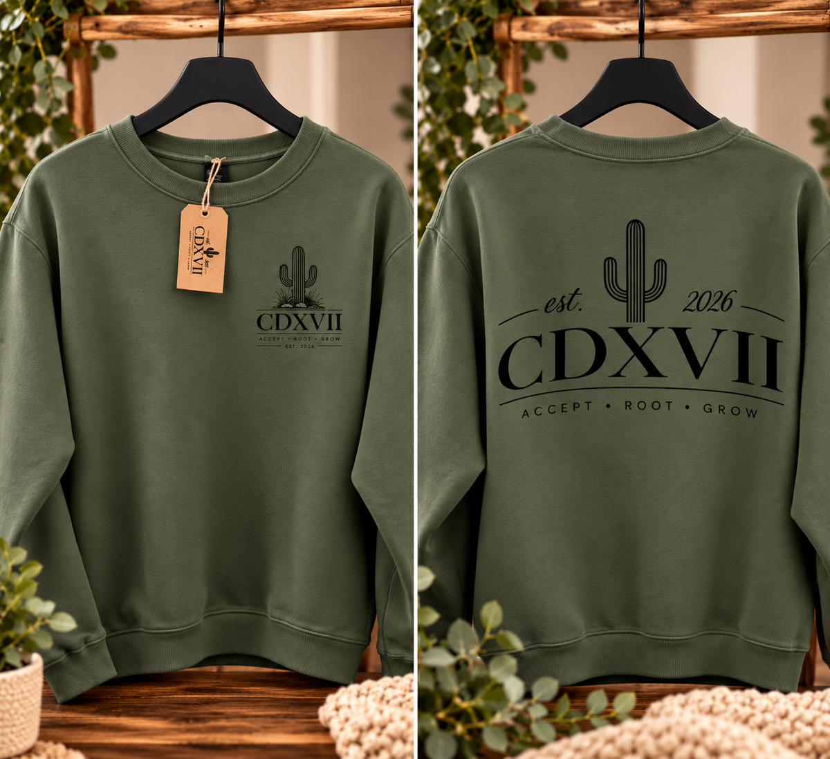 CDXVII Crewneck Sweatshirt